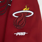 NBA MIAMI HEAT CLASSIC VESTE D'ENTRAÎNEMENT POUR GARÇON JUNIOR (ROUGE CARDINAL/NOIR)