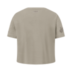 NBA MIAMI HEAT NEUTRAL T-SHIRT À MANCHES COURTES ET À COUPE CARRÉE POUR FILLE JUNIOR (TAUPE)