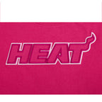 NBA MIAMI HEAT T-SHIRT TRIPLE ROSE À MANCHES COURTES ET À COUPE CARRÉE POUR FILLE JUNIOR (VIOLET BETTERAVE)