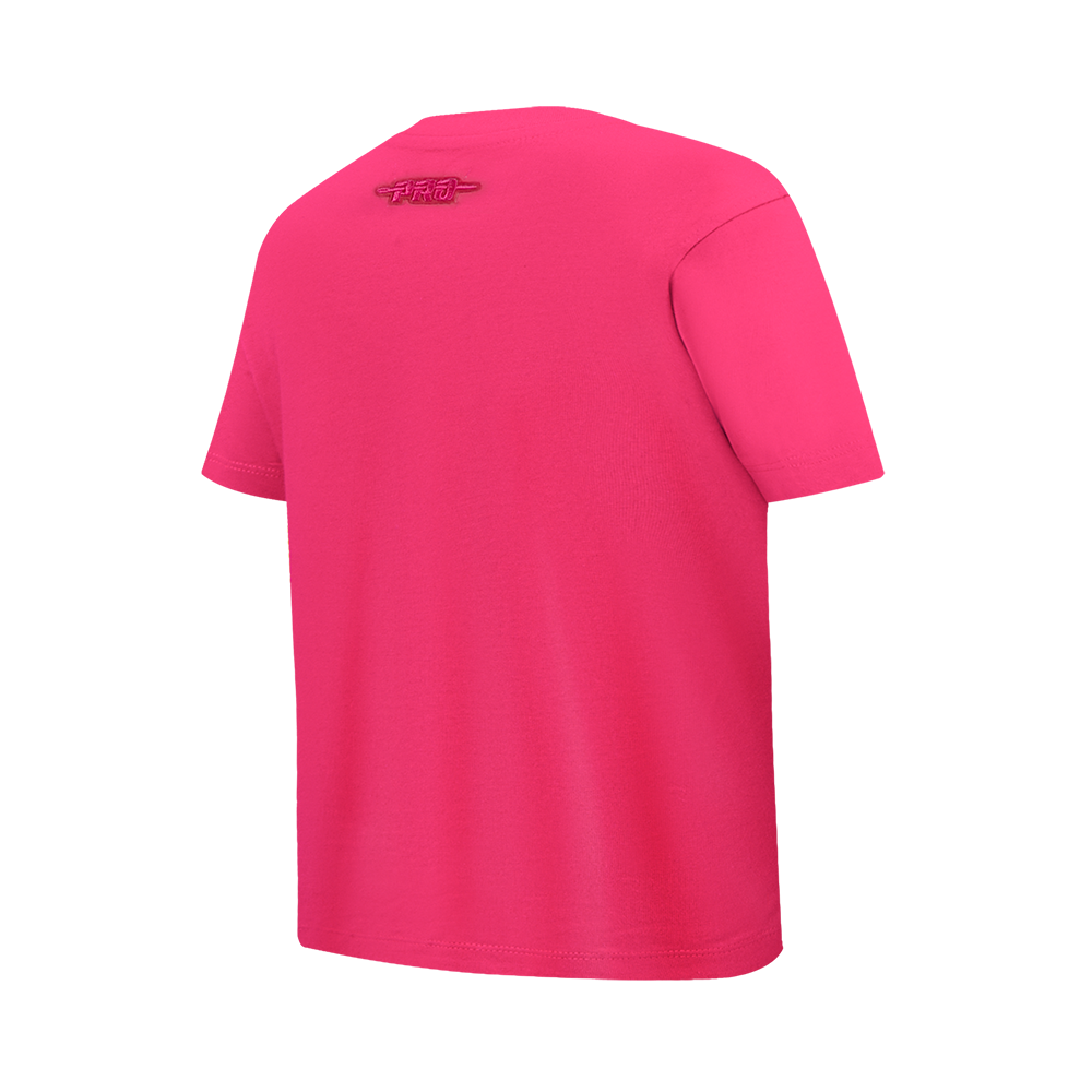 NBA MIAMI HEAT T-SHIRT TRIPLE ROSE À MANCHES COURTES ET À COUPE AJUSTÉE POUR FILLE JUNIOR (VIOLET BETTERAVE)