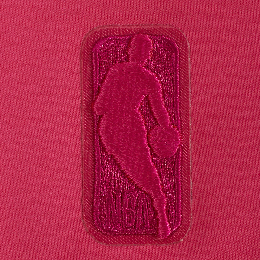 NBA MIAMI HEAT T-SHIRT TRIPLE ROSE À MANCHES COURTES ET À COUPE AJUSTÉE POUR FILLE JUNIOR (VIOLET BETTERAVE)