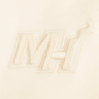 NBA MIAMI HEAT NEUTRAL CHANDAIL À COL ROND EN MOLLETON POUR FILLE JUNIOR (COQUILLE D'ŒUF)
