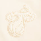 NBA MIAMI HEAT NEUTRAL CHANDAIL À COL ROND EN MOLLETON POUR FILLE JUNIOR (COQUILLE D'ŒUF)