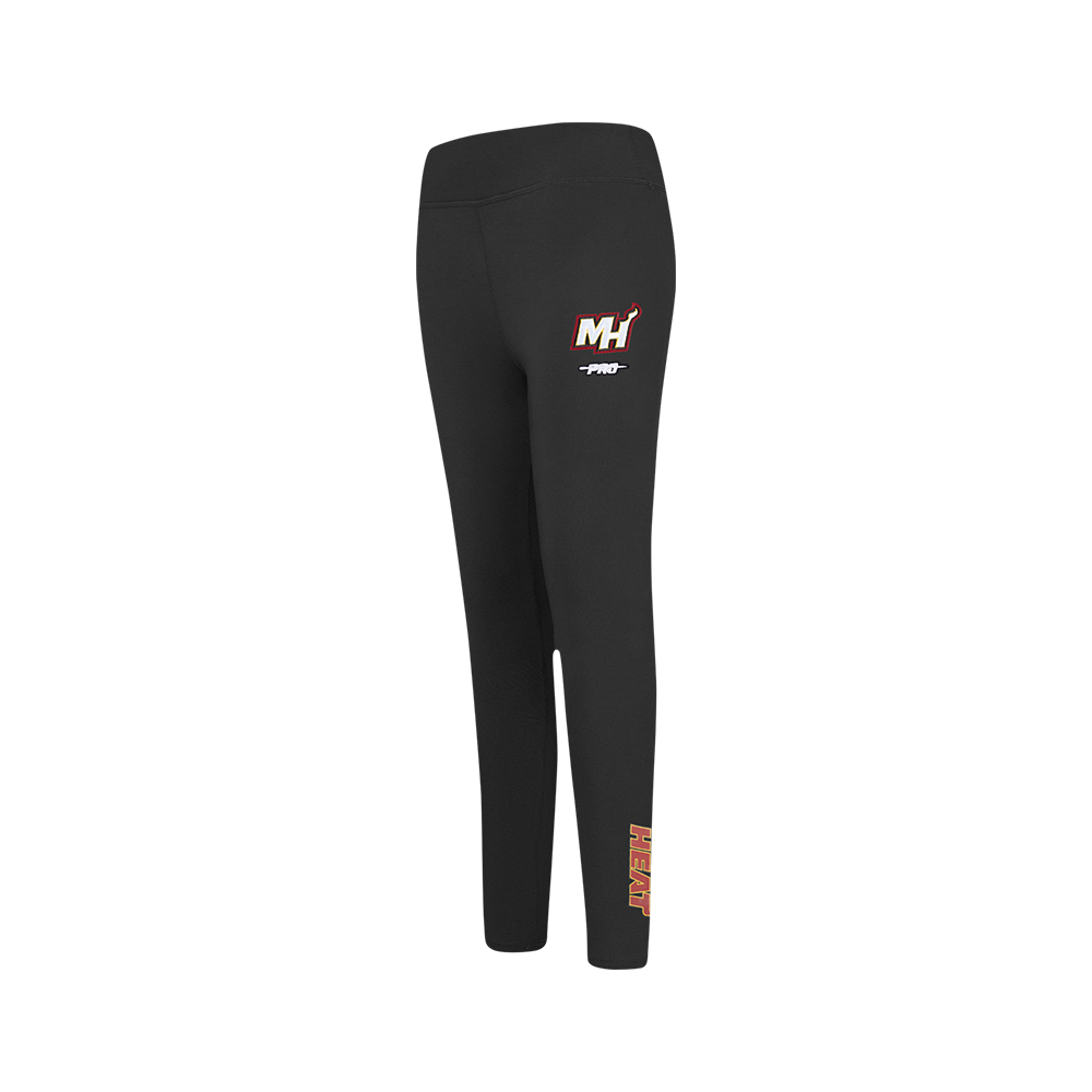 NBA MIAMI HEAT CLASSIC BIG GIRL'S LEGGING (BLACK)