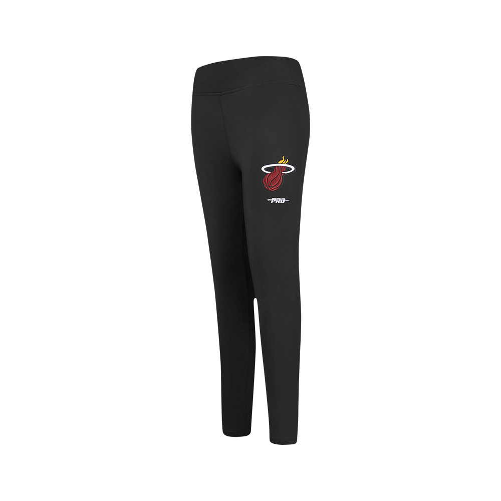NBA MIAMI HEAT RETRO CLASSIC BIG GIRL'S LEGGING (BLACK)