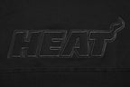 NBA MIAMI HEAT NEUTRAL WOMEN'S CROPPED PULLOVER HOODIE (BLACK)