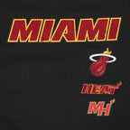 NBA MIAMI HEAT RETRO CLASSIC WOMEN'S CREWNECK (BLACK)