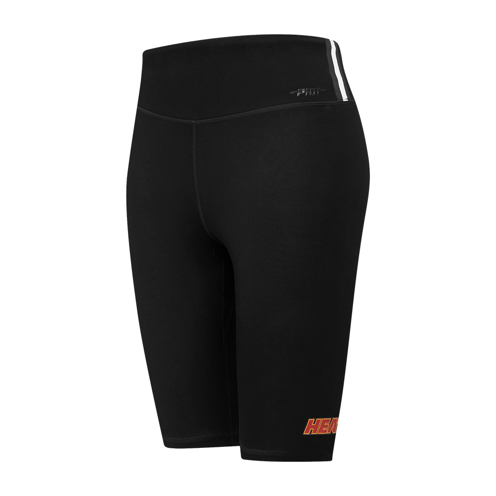 NBA MIAMI HEAT CLASSIC WOMEN'S COTTON BIKE SHORT (BLACK)