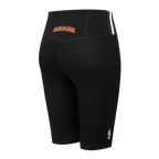 NBA MIAMI HEAT CLASSIC WOMEN'S COTTON BIKE SHORT (BLACK)