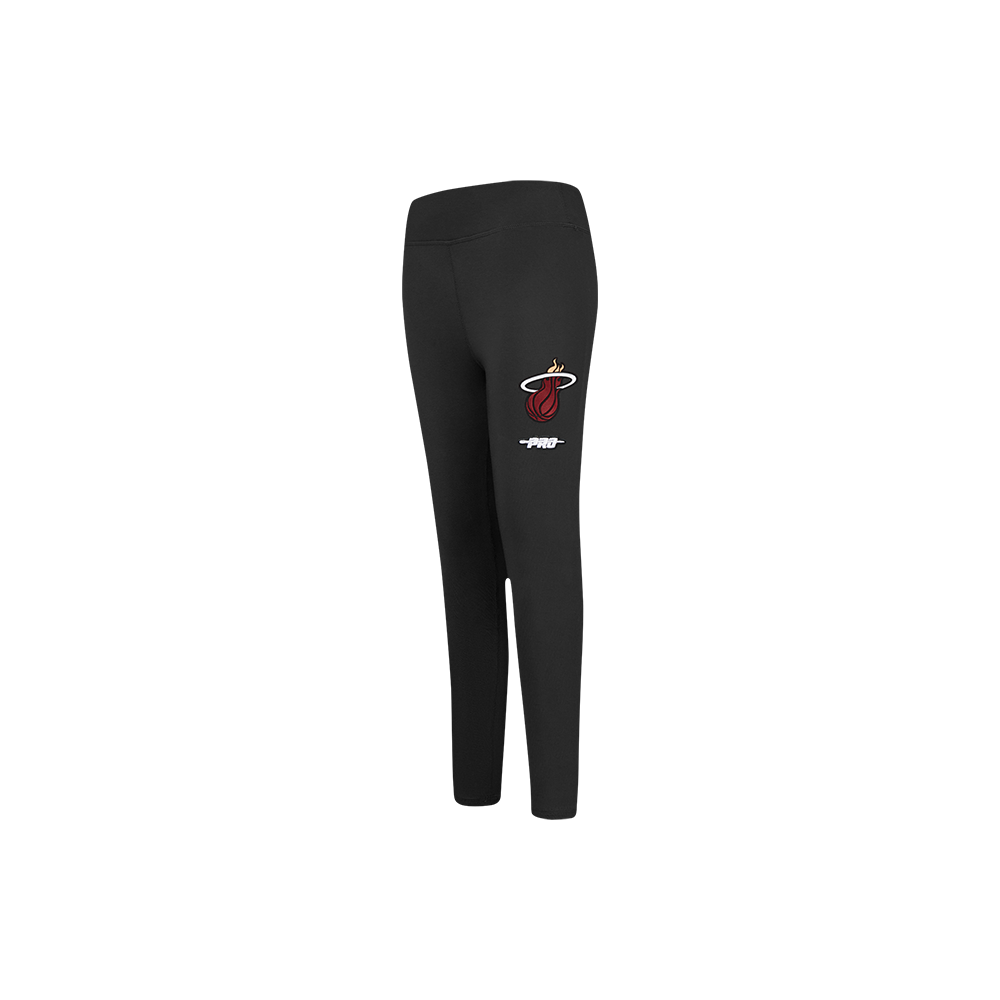 NBA MIAMI HEAT RETRO CLASSIC LITTLE GIRL'S LEGGING (BLACK)
