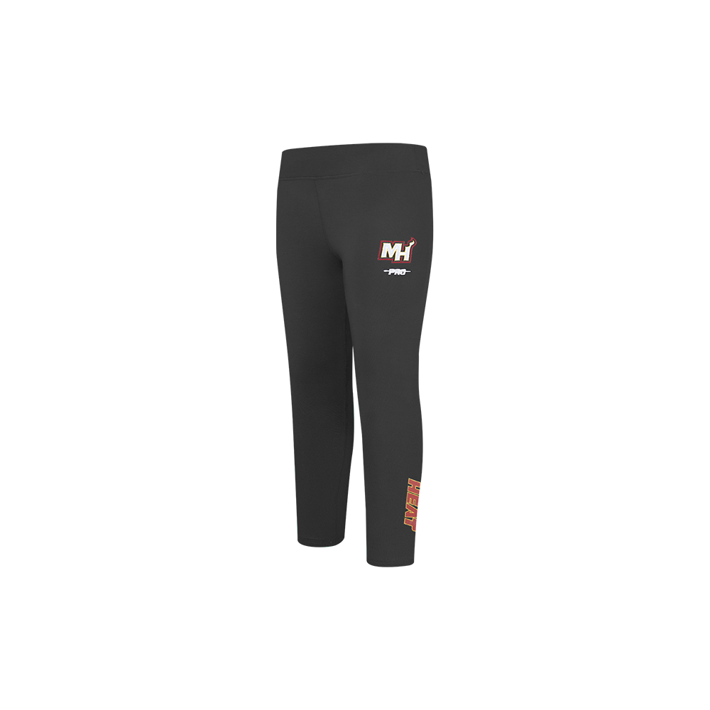 NBA MIAMI HEAT CLASSIC LEGGING POUR FILLE BAMBIN (NOIR)