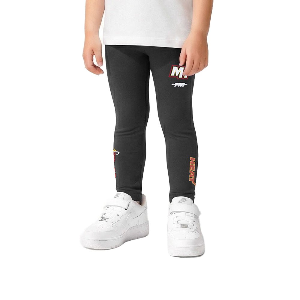 NBA MIAMI HEAT CLASSIC LEGGING POUR FILLE BAMBIN (NOIR)
