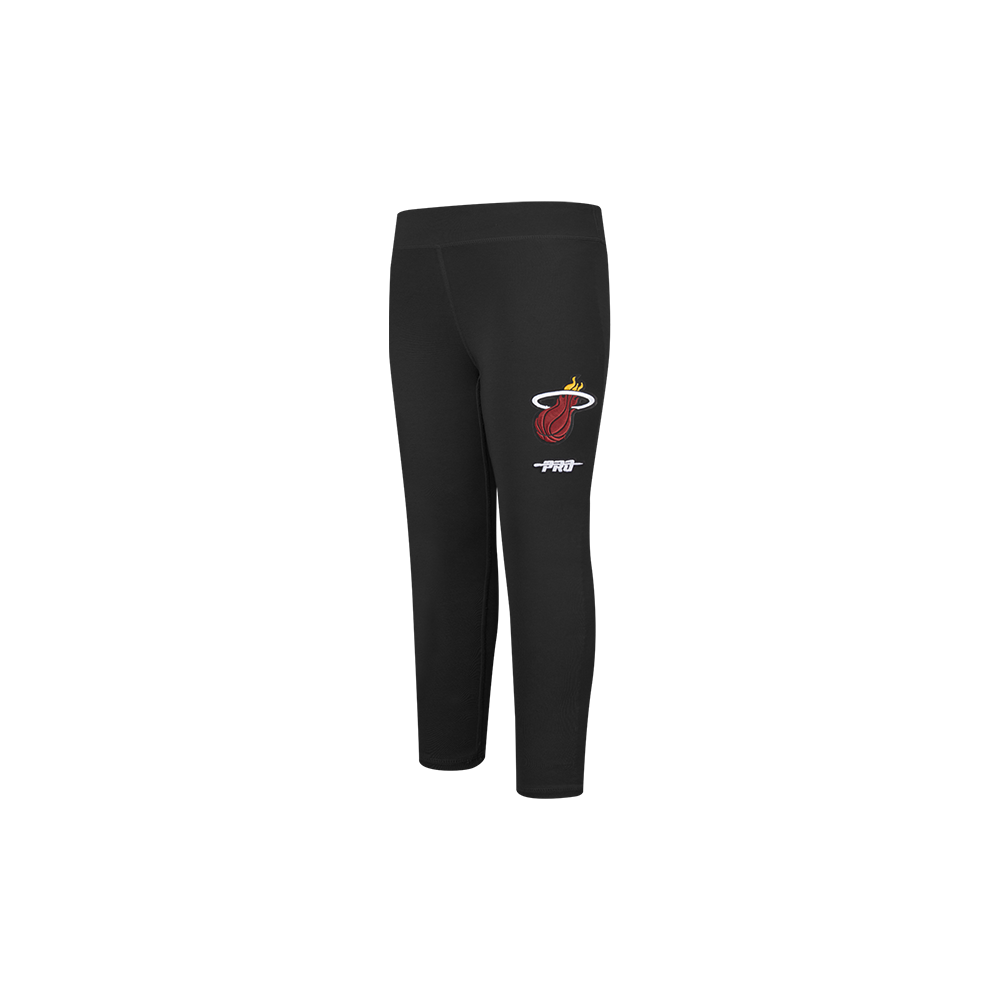 NBA MIAMI HEAT RETRO CLASSIC TODDLER GIRL'S LEGGING (BLACK)