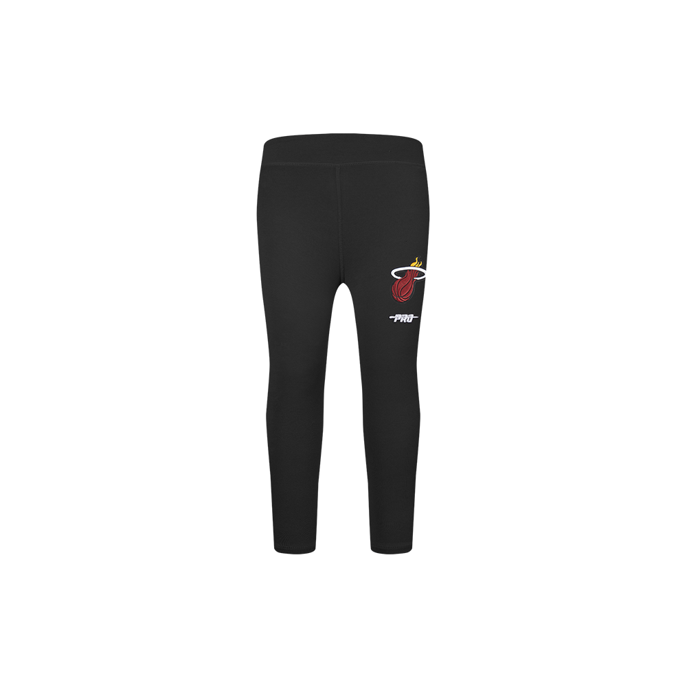 NBA MIAMI HEAT RETRO CLASSIC TODDLER GIRL'S LEGGING (BLACK)
