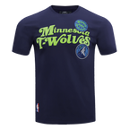 NBA MINNESOTA TIMBERWOLVES SOUVENIR MEN'S SJ TEE (MIDNIGHT NAVY)