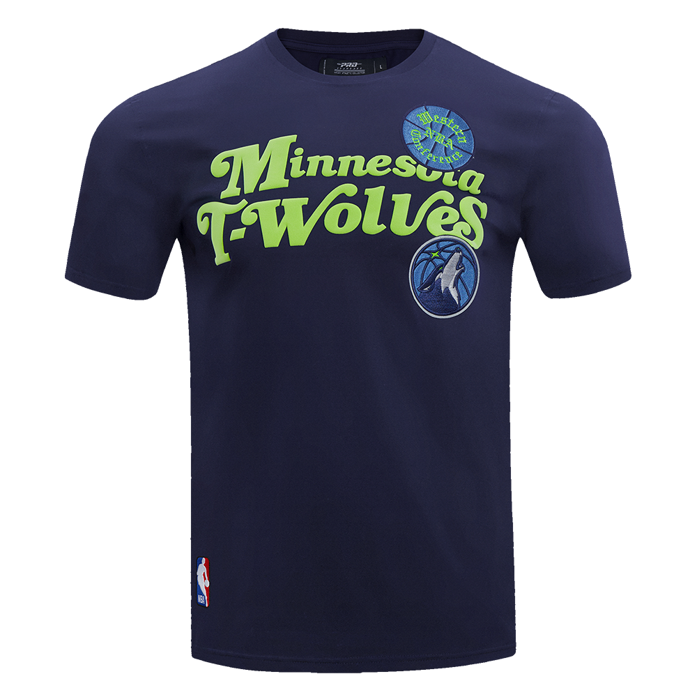 NBA MINNESOTA TIMBERWOLVES SOUVENIR MEN'S SJ TEE (MIDNIGHT NAVY)