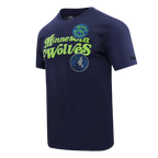 NBA MINNESOTA TIMBERWOLVES SOUVENIR MEN'S SJ TEE (MIDNIGHT NAVY)
