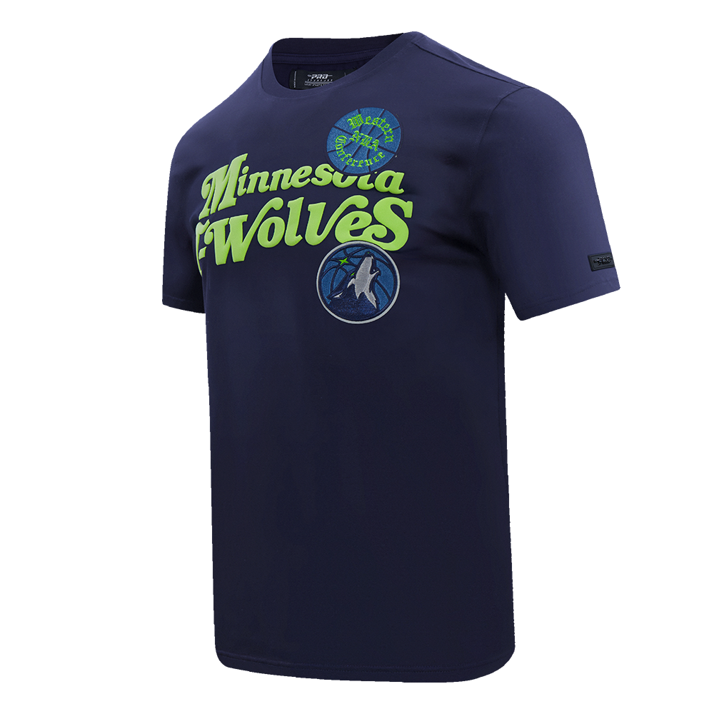 NBA MINNESOTA TIMBERWOLVES SOUVENIR MEN'S SJ TEE (MIDNIGHT NAVY)