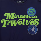 NBA MINNESOTA TIMBERWOLVES SOUVENIR MEN'S SJ TEE (MIDNIGHT NAVY)