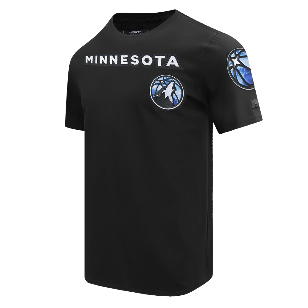 NBA MINNESOTA TIMBERWOLVES CITY EDITION 24-25 MEN'S   TEE (BLACK)