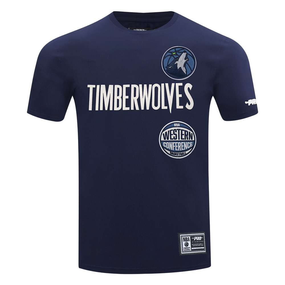 NBA MINNESOTA TIMBERWOLVES MODERN ORIGINALS MEN'S SJ TEE (MIDNIGHT NAVY)