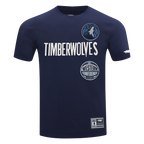 NBA MINNESOTA TIMBERWOLVES MODERN ORIGINALS MEN'S SJ TEE (MIDNIGHT NAVY)