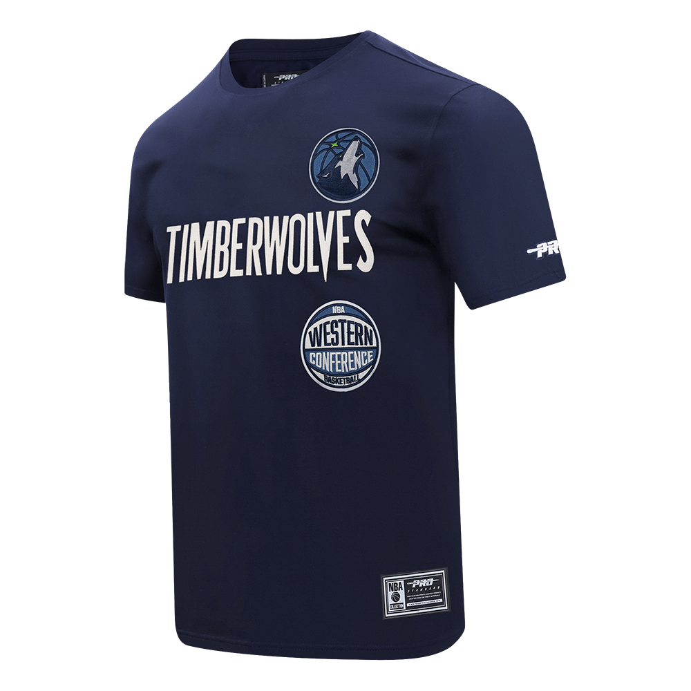 NBA MINNESOTA TIMBERWOLVES MODERN ORIGINALS MEN'S SJ TEE (MIDNIGHT NAVY)