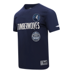 NBA MINNESOTA TIMBERWOLVES MODERN ORIGINALS MEN'S SJ TEE (MIDNIGHT NAVY)