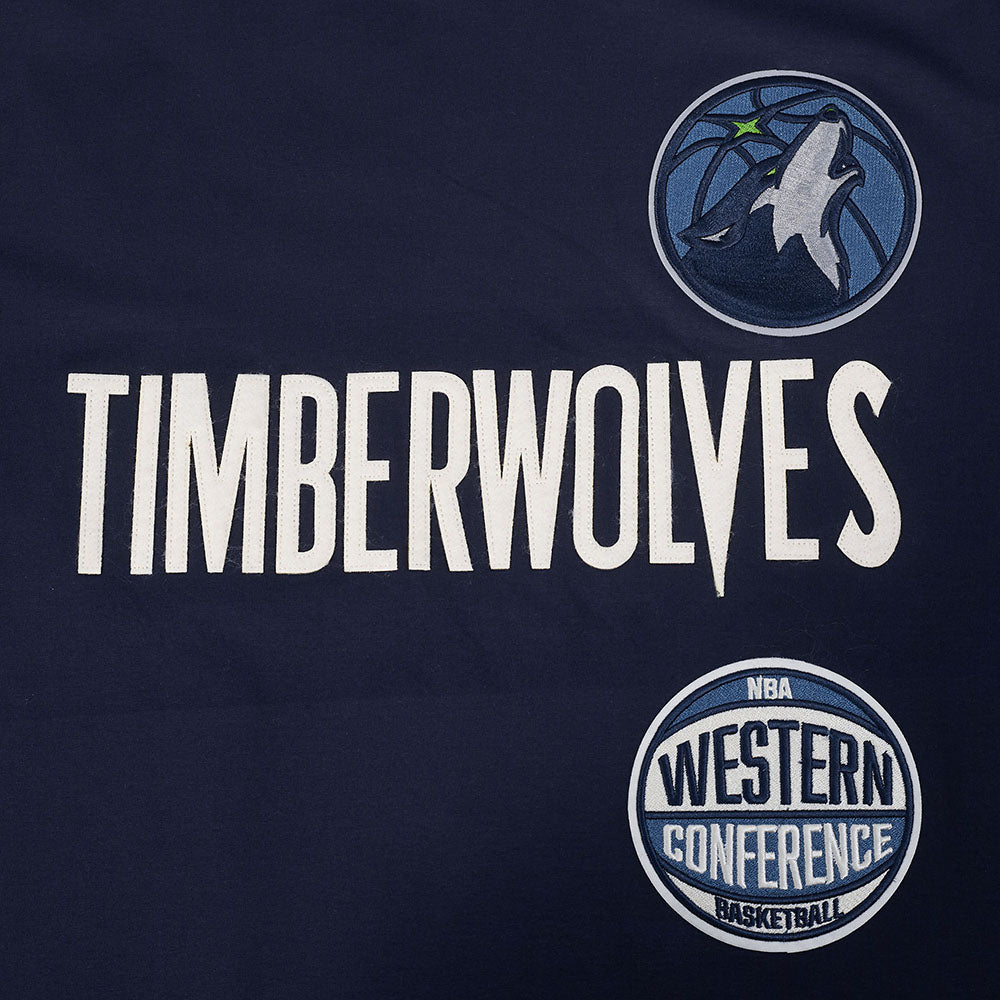 NBA MINNESOTA TIMBERWOLVES MODERN ORIGINALS MEN'S SJ TEE (MIDNIGHT NAVY)