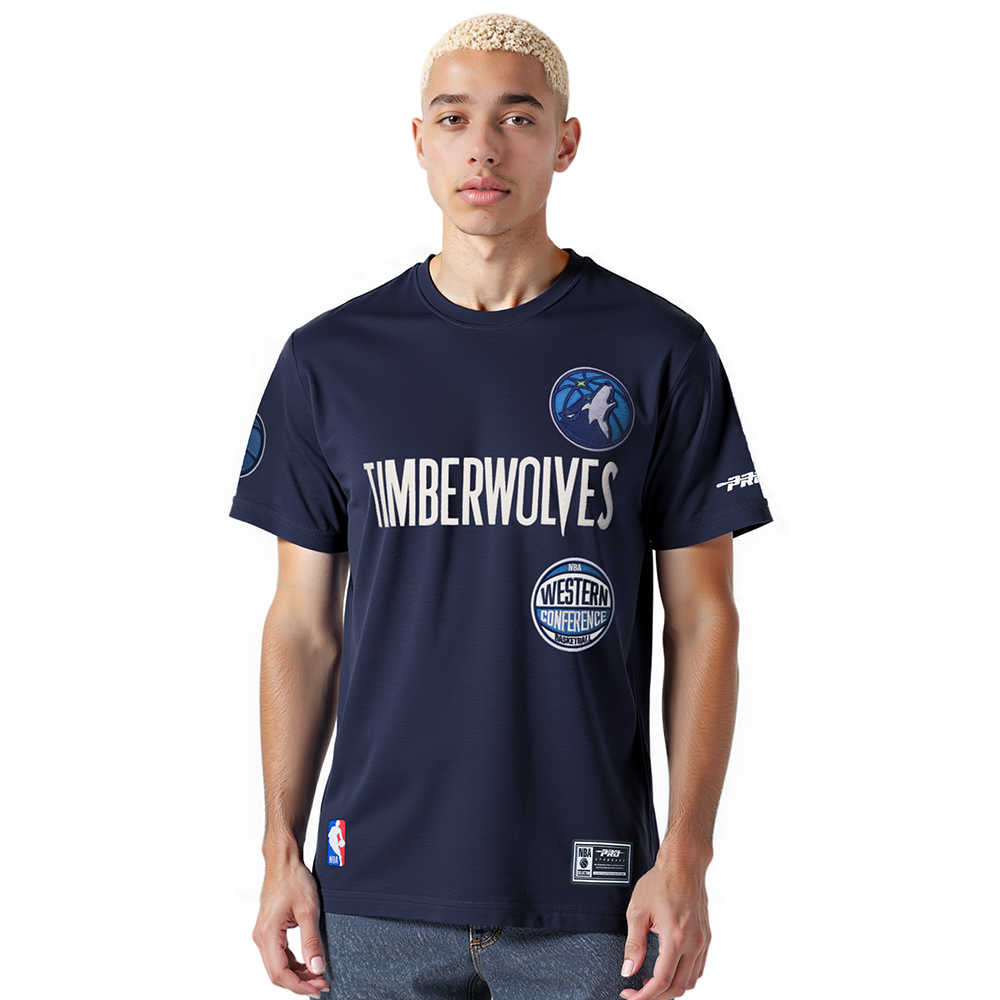 NBA MINNESOTA TIMBERWOLVES MODERN ORIGINALS MEN'S SJ TEE (MIDNIGHT NAVY)