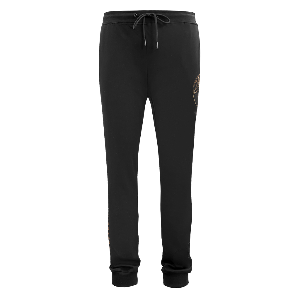 NBA MINNESOTA TIMBERWOLVES BLACK & GOLD MEN'S DK JOGGER (BLACK)