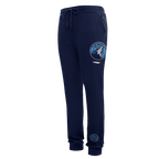 NBA MINNESOTA TIMBERWOLVES CLASSIC CHENILLE PANTALON JOGGER POUR HOMME (MARINE MINUIT)