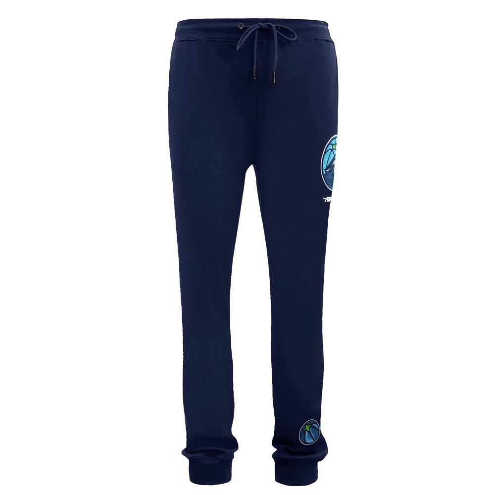 NBA MINNESOTA TIMBERWOLVES CLASSIC CHENILLE PANTALON JOGGER POUR HOMME (MARINE MINUIT)