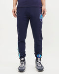 NBA MINNESOTA TIMBERWOLVES CLASSIC CHENILLE PANTALON JOGGER POUR HOMME (MARINE MINUIT)