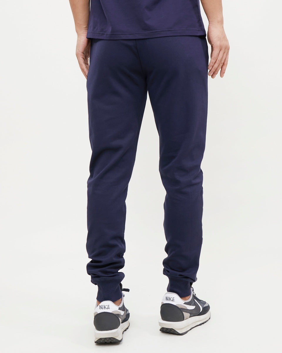 NBA MINNESOTA TIMBERWOLVES CLASSIC CHENILLE PANTALON JOGGER POUR HOMME (MARINE MINUIT)