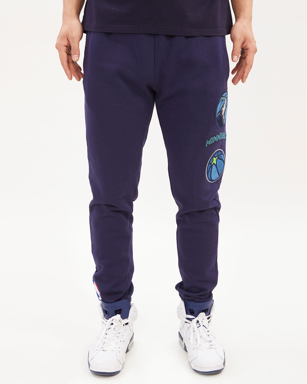 NBA MINNESOTA TIMBERWOLVES RETRO CLASSIC MEN'S RIB SWEATPANT (MIDNIGHT NAVY)