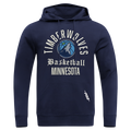 NBA MINNESOTA TIMBERWOLVES MODERN ORIGINALS MEN'S FLC PO HOODIE (MIDNIGHT NAVY)