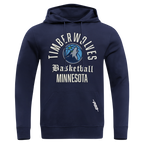 NBA MINNESOTA TIMBERWOLVES MODERN ORIGINALS MEN'S FLC PO HOODIE (MIDNIGHT NAVY)