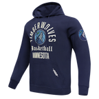 NBA MINNESOTA TIMBERWOLVES MODERN ORIGINALS MEN'S FLC PO HOODIE (MIDNIGHT NAVY)