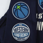 NBA MINNESOTA TIMBERWOLVES MODERN ORIGINALS MEN'S FLC PO HOODIE (MIDNIGHT NAVY)