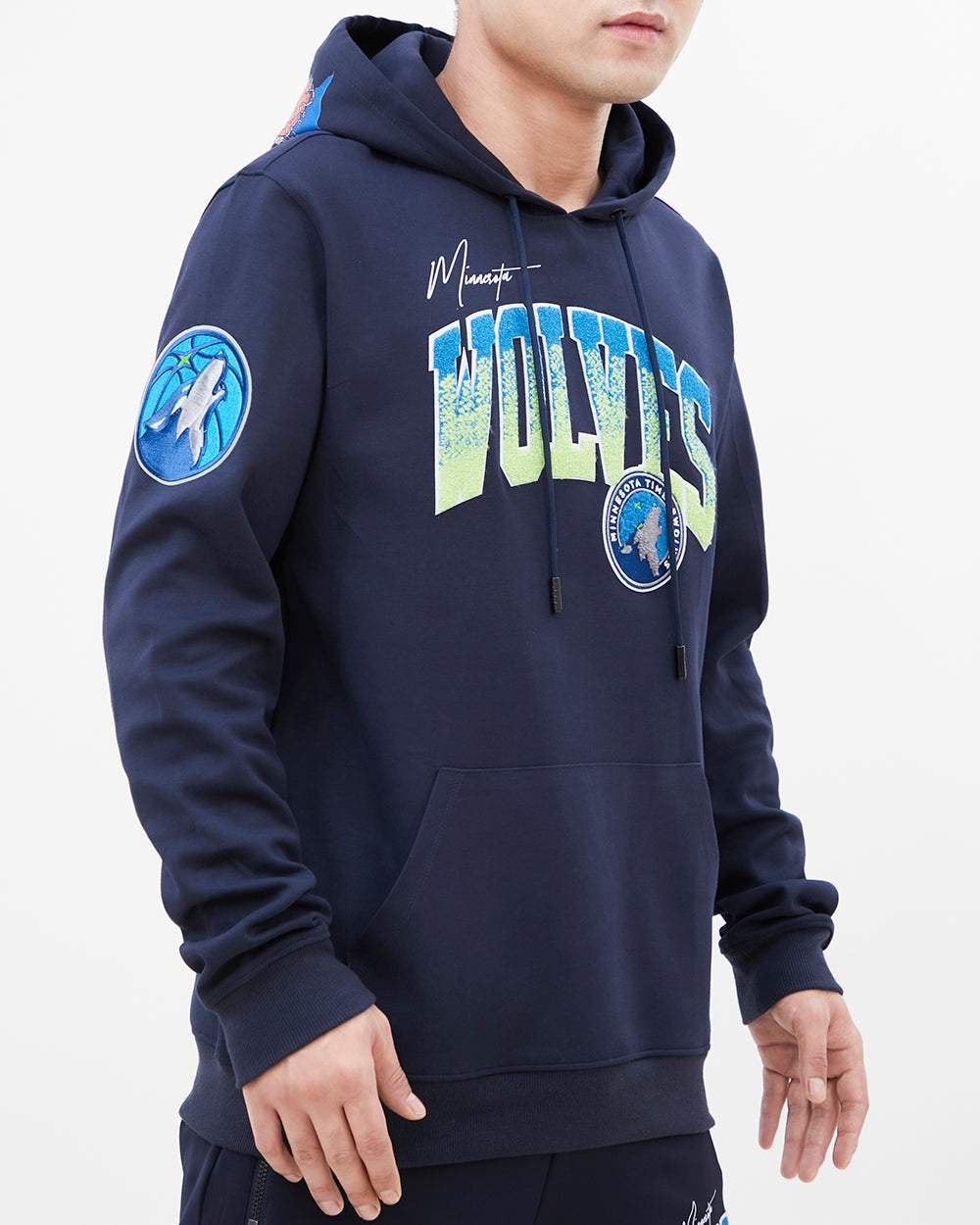 NBA MINNESOTA TIMBERWOLVES HOMETOWN MEN'S PO HOODIE (MIDNIGHT NAVY)