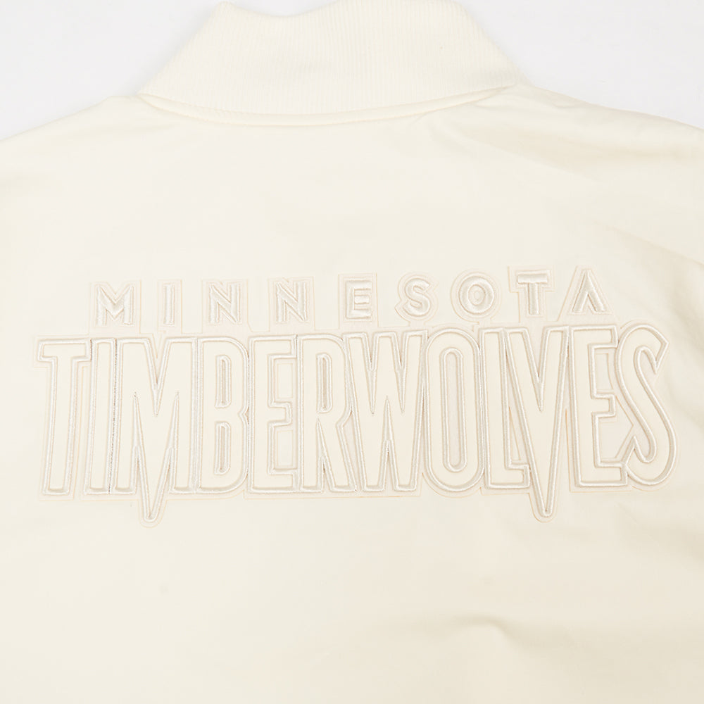 NBA MINNESOTA TIMBERWOLVES NEUTRAL BLOUSON EN SERGÉ POUR HOMME (COQUILLE D'ŒUF)