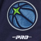 NBA MINNESOTA TIMBERWOLVES RETRO CLASSIC T-SHIRT À MANCHES COURTES POUR GARÇON JUNIOR (MARINE MINUIT)