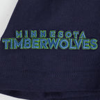 NBA MINNESOTA TIMBERWOLVES RETRO CLASSIC T-SHIRT À MANCHES COURTES POUR GARÇON JUNIOR (MARINE MINUIT)