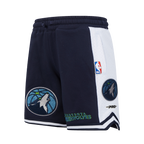 NBA MINNESOTA TIMBERWOLVES RETRO CLASSIC BIG BOY'S FLC 2.0 SHORT (MIDNIGHT NAVY)