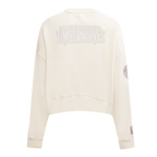 NBA MINNESOTA TIMBERWOLVES NEUTRAL FLEECE CREWNECK (EGGSHELL)