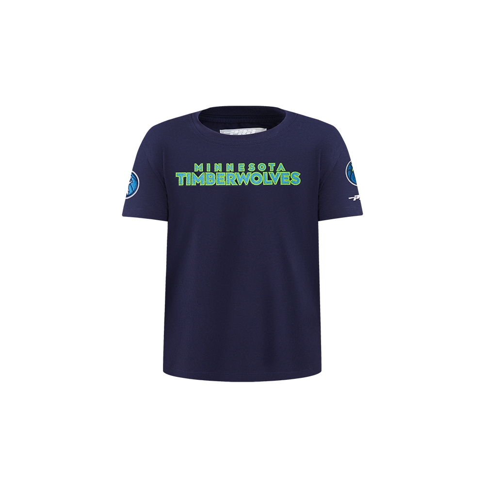 NBA MINNESOTA TIMBERWOLVES CLASSIC T-SHIRT À MANCHES COURTES POUR GARÇON ENFANT (MARINE MINUIT)