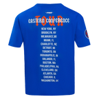 NBA NEW YORK KNICKS CITY TOUR COTTON JERSEY MEN'S DROP SHOULDER TEE (ROYAL BLUE)