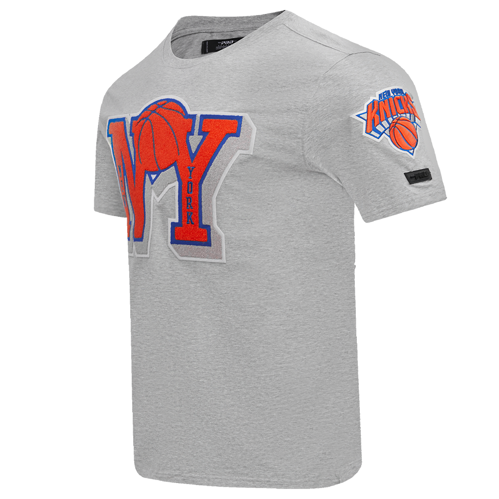 NBA NEW YORK KNICKS MASHUP MEN'S TEE (HEATHER GREY)