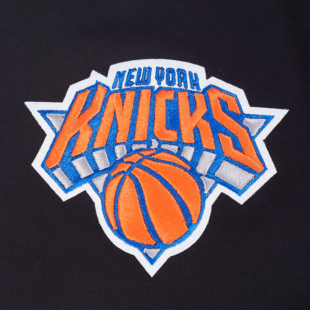 NBA NEW YORK KNICKS UNDER THE LIGHTS T-SHIRT EN JERSEY SIMPLE POUR HOMME (NOIR)